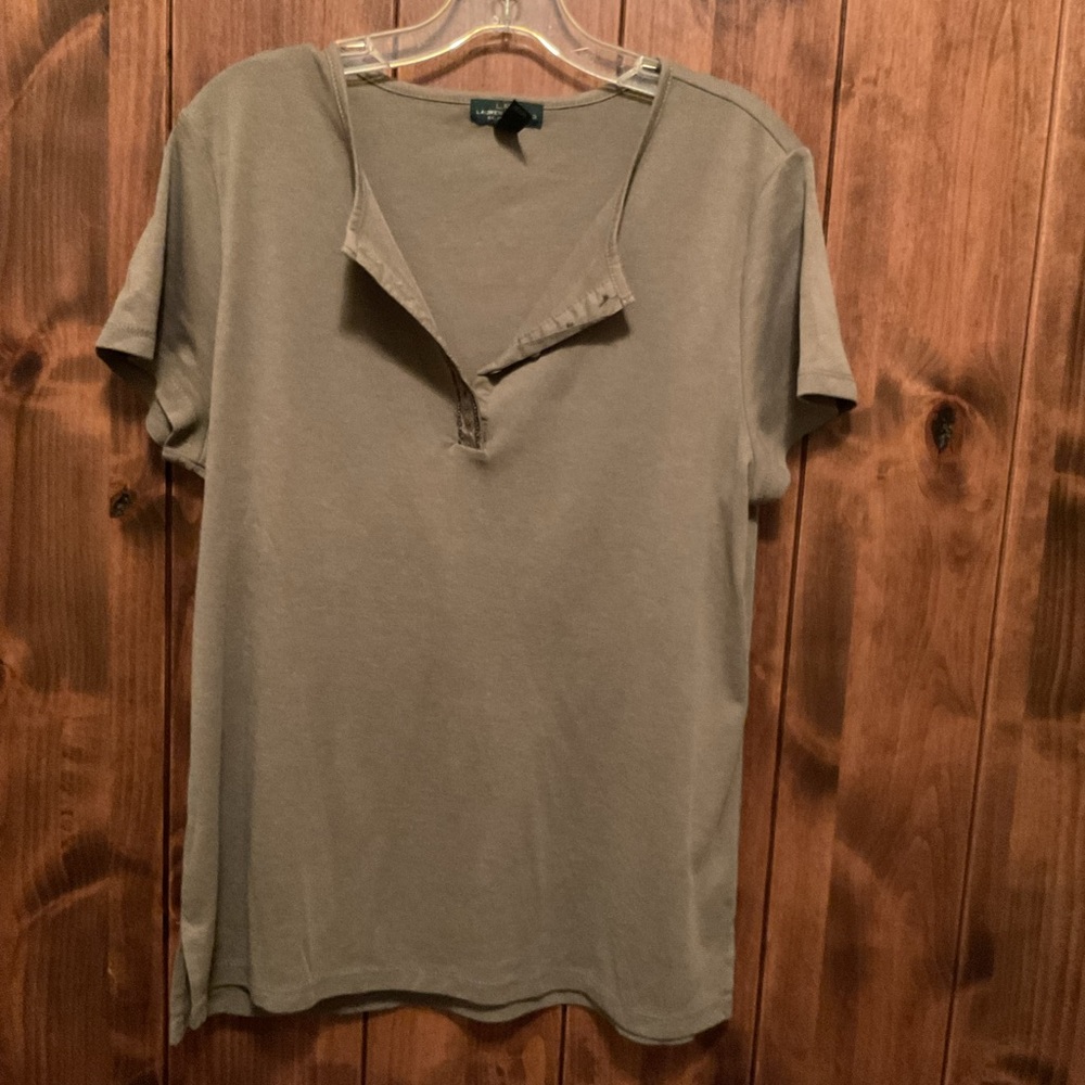 Ralph Lauren Olive Green Short Sleeve Tee